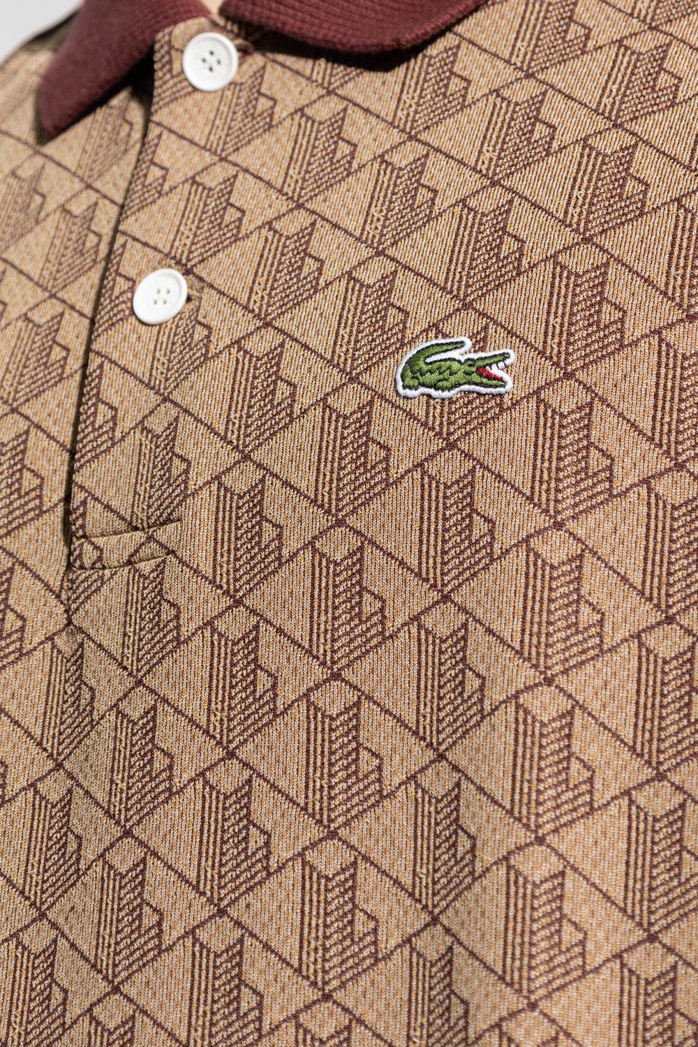 Brown Polo shirt with logo Lacoste - SchaferandweinerShops Brown Polo shirt with logo Lacoste - SchaferandweinerShops
